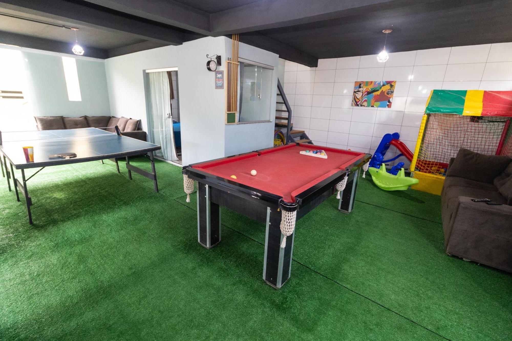 Ate 8 Hospedes, Linda Vista, Piscina, Salao De Jogos E Brinquedoteca 欧鲁普雷图 外观 照片